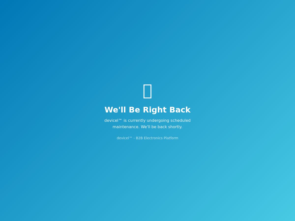 Devicel - B2B Electronics Platform