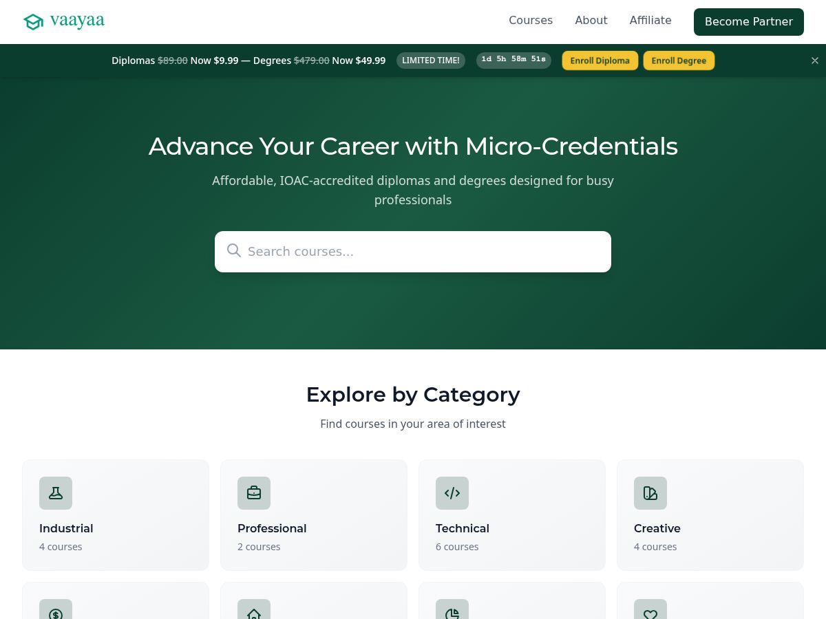 Vaayaa - Online Education Platform